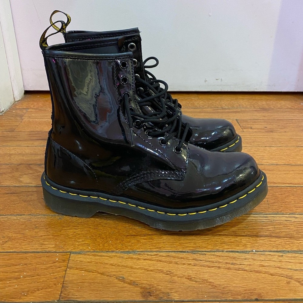 Dr. Martens. Patent Lamper. Black